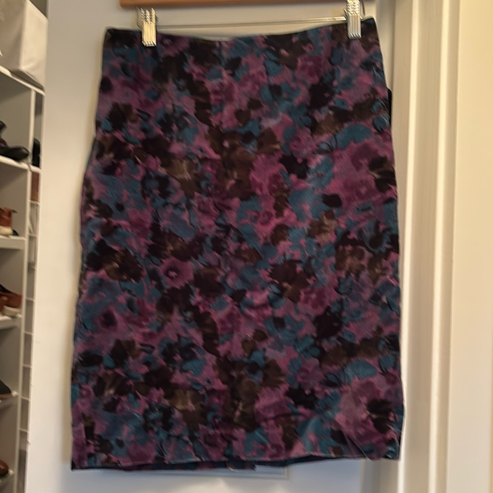 Talbots velvet skirt